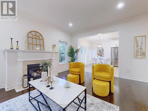 2378 Blue Holly Crescent, Oakville, ON - Indoor Photo Showing Living Room With Fireplace