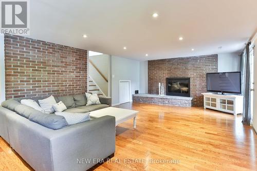 32 Dorcot Avenue, Toronto, ON - Indoor Photo Showing Living Room With Fireplace