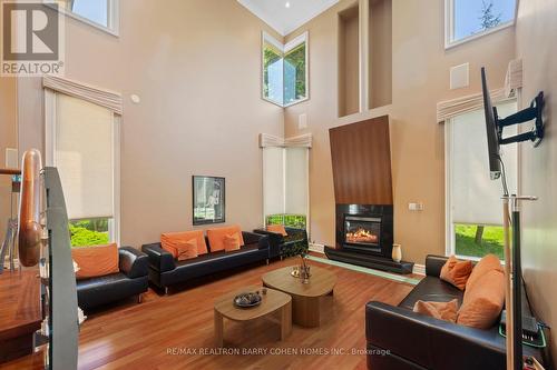 187 Mattucci Court, Vaughan (Kleinburg), ON - Indoor Photo Showing Living Room With Fireplace