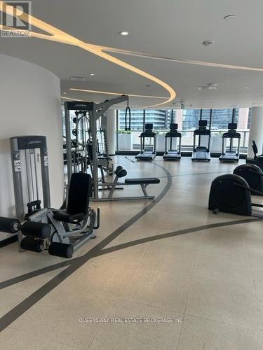 3708 - 11 Wellesley Street W, Toronto, ON - Indoor Photo Showing Gym Room