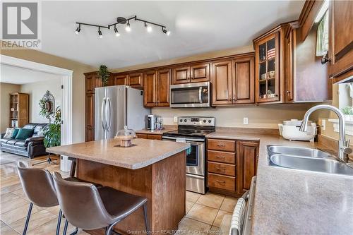 35 Rainford Crt, Moncton, NB - Indoor Photo Showing Kitchen With Double Sink
