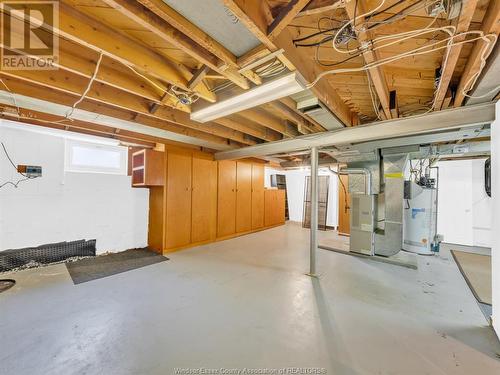 915 Villaire, Windsor, ON - Indoor Photo Showing Basement