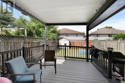 1000 Peach Blossom Crescent, Windsor, ON - Outdoor With Deck Patio Veranda With Exterior