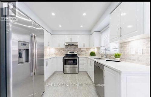 52 Tideland Drive, Brampton, ON - Indoor Photo Showing Kitchen With Upgraded Kitchen