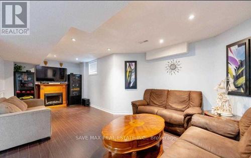 52 Tideland Drive, Brampton, ON - Indoor Photo Showing Living Room With Fireplace