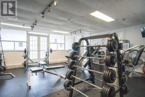1001 - 3501 Glen Erin Drive, Mississauga, ON - Indoor Photo Showing Gym Room