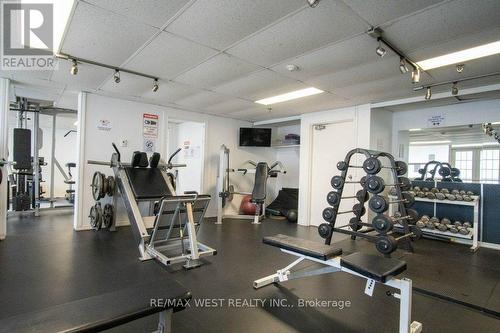 1001 - 3501 Glen Erin Drive, Mississauga, ON - Indoor Photo Showing Gym Room