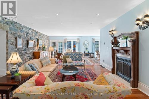 212 Clouston Road, Alnwick/Haldimand, ON - Indoor Photo Showing Living Room With Fireplace