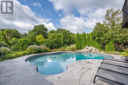 643 Redtail Trail, London, ON - Outdoor With In Ground Pool With Backyard