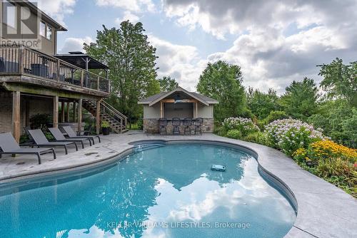 643 Redtail Trail, London, ON - Outdoor With In Ground Pool With Deck Patio Veranda With Backyard