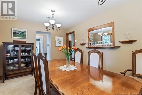 4345 Water Street, Miramichi, NB - Indoor Photo Showing Dining Room