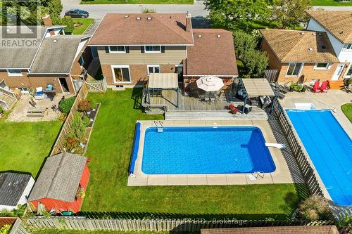 40 Gaspare Drive, Port Colborne, ON - Outdoor With In Ground Pool With Backyard