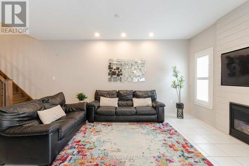 9 Santa Barbara Lane, Hamilton, ON - Indoor Photo Showing Living Room With Fireplace