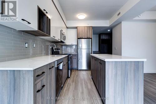 1101 - 49 Walnut Street S, Hamilton (Corktown), ON - Indoor Photo Showing Kitchen With Stainless Steel Kitchen With Upgraded Kitchen