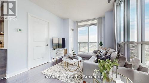 1709 - 5025 Four Springs Avenue, Mississauga, ON - Indoor Photo Showing Living Room