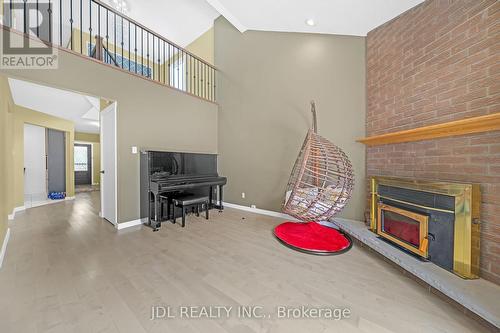 111 Morton Way, Brampton, ON - Indoor With Fireplace