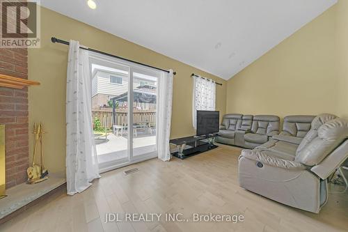 111 Morton Way, Brampton, ON - Indoor Photo Showing Living Room With Fireplace