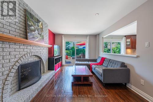 1370 Lancaster Drive, Oakville, ON - Indoor Photo Showing Living Room With Fireplace