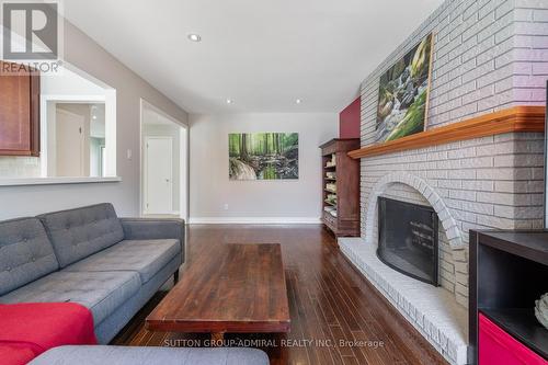 1370 Lancaster Drive, Oakville, ON - Indoor Photo Showing Living Room With Fireplace