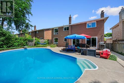 1370 Lancaster Drive, Oakville, ON - Outdoor With In Ground Pool With Deck Patio Veranda With Backyard With Exterior