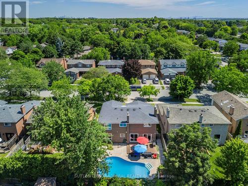 1370 Lancaster Drive, Oakville, ON - Outdoor With In Ground Pool With View
