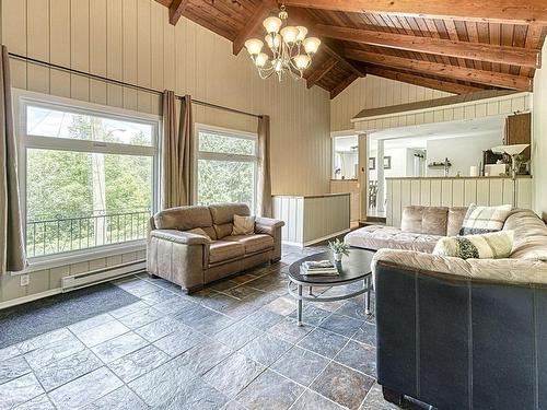 Salon - 316 Ch. Des Fondateurs, La Minerve, QC - Indoor Photo Showing Living Room