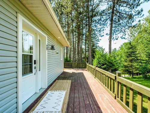 Exterior entrance - 278 Ch. Dupont, Dixville, QC - Outdoor With Deck Patio Veranda With Exterior