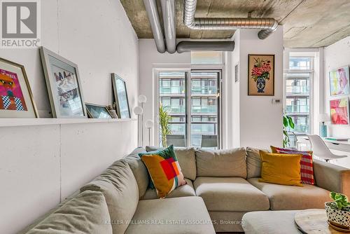 1308 - 150 Sudbury Street, Toronto, ON - Indoor Photo Showing Living Room