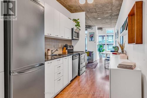 1308 - 150 Sudbury Street, Toronto, ON - Indoor Photo Showing Kitchen With Stainless Steel Kitchen