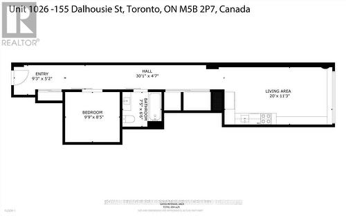 1026 - 155 Dalhousie Street, Toronto C08, ON - Other