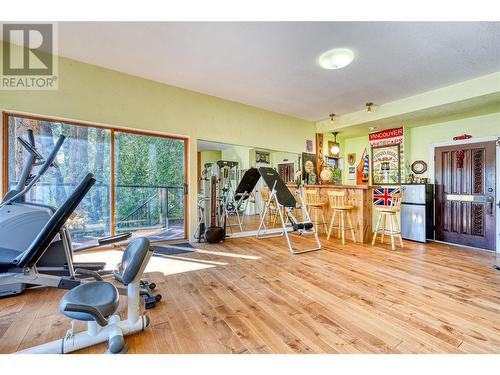 56 Nerie Road, Vernon, BC - Indoor Photo Showing Gym Room