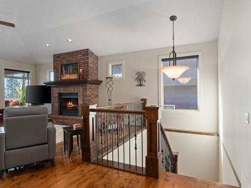 1492 Gregory Road, West Kelowna, BC - Indoor With Fireplace