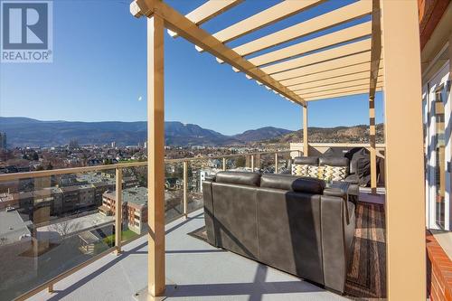1160 Bernard Avenue Unit# 1209, Kelowna, BC - Outdoor With Balcony With View With Exterior