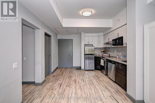 301 - 77 Leland Street W, Hamilton, ON - Indoor Photo Showing Kitchen With Stainless Steel Kitchen