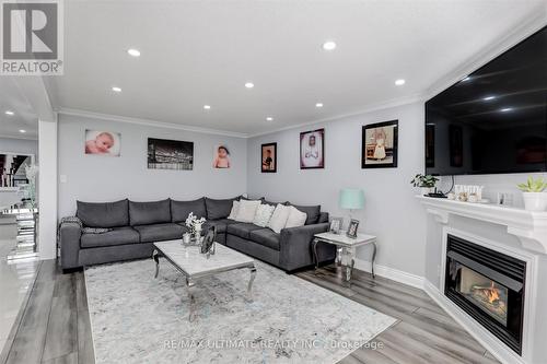 4414 Mayflower Drive, Mississauga, ON - Indoor Photo Showing Living Room With Fireplace
