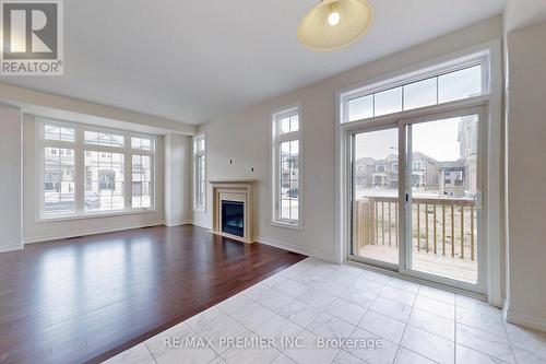 2 Jadite Street, Whitby, ON - Indoor Photo Showing Living Room With Fireplace