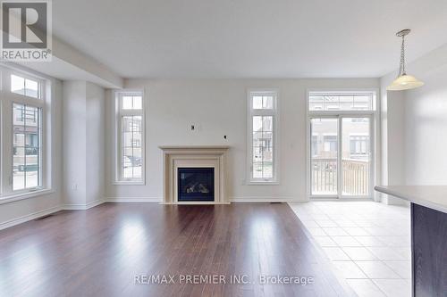 2 Jadite Street, Whitby, ON - Indoor Photo Showing Living Room With Fireplace