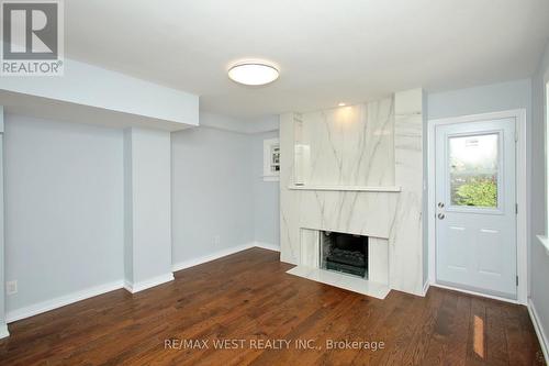 420 Annette Street, Toronto (Junction Area), ON - Indoor Photo Showing Other Room With Fireplace