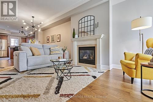 30 Windsor Street, Toronto, ON - Indoor Photo Showing Living Room With Fireplace