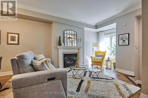 30 Windsor Street, Toronto, ON - Indoor Photo Showing Living Room With Fireplace