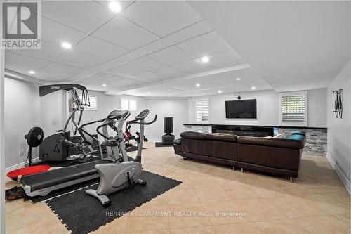 715 Deervalley Road, Hamilton, ON - Indoor Photo Showing Gym Room