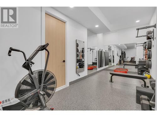 1190 Stoneypointe Court, Kelowna, BC - Indoor Photo Showing Gym Room