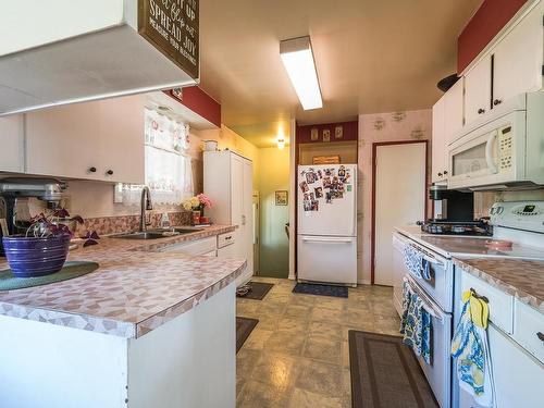 717 10Th Street, Kamloops, BC - Indoor Photo Showing Kitchen With Double Sink