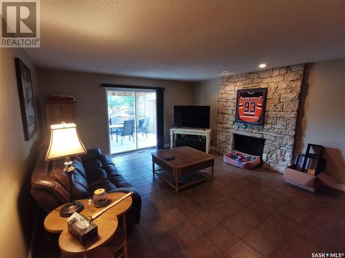 314 Dore Way, Saskatoon, SK - Indoor Photo Showing Living Room With Fireplace