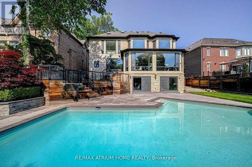 10 Cedarwood Avenue, Toronto C12, ON - Outdoor With In Ground Pool With Deck Patio Veranda With Backyard