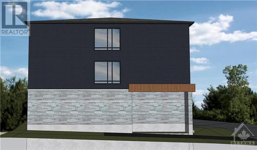 Rendering of approved triplex - 846 St Laurent Boulevard, Ottawa, ON - Outdoor With Exterior