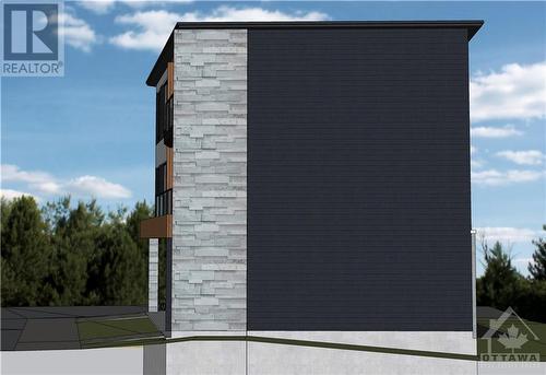 Rendering of approved triplex - 846 St Laurent Boulevard, Ottawa, ON - Outdoor