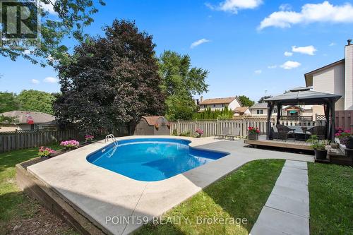 123 Acorn Crescent, London, ON - Outdoor With In Ground Pool With Deck Patio Veranda With Backyard