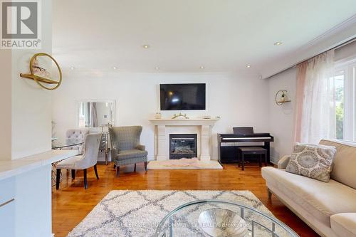 191 Maxome Avenue, Toronto, ON - Indoor Photo Showing Living Room With Fireplace