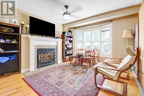 4 Chadwick Street, Brampton (Fletcher'S West), ON - Indoor Photo Showing Living Room With Fireplace